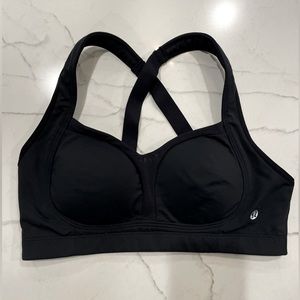 Lululemon Racerback Black Bra, Size 34B, Worn Once
